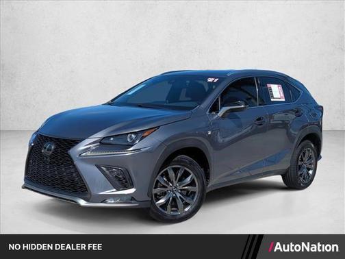 Nebula Gray Pearl 2021 Lexus NX 300 F Sport