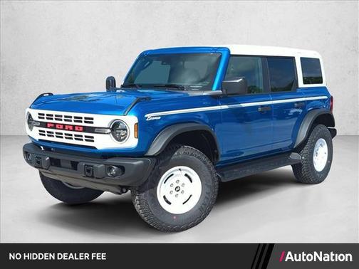Velocity Blue Metallic 2026 Ford Bronco Heritage Edition