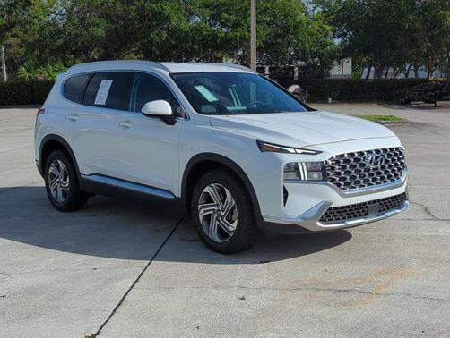 Quartz White 2022 Hyundai SANTA FE SEL 2.4