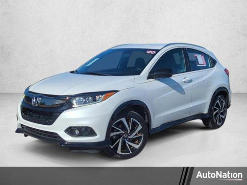 Platinum White Pearl 2020 Honda HR-V 2WD Sport