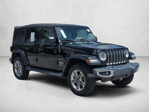 Black Clearcoat 2018 Jeep Wrangler Unlimited Sahara