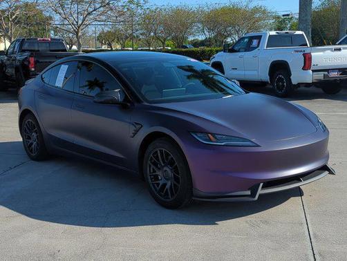 Silver/Gray 2025 Tesla Model 3 Long Range