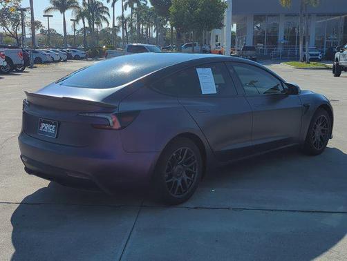 Silver/Gray 2025 Tesla Model 3 Long Range