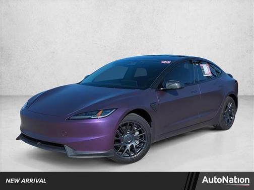 Silver/Gray 2025 Tesla Model 3 Long Range