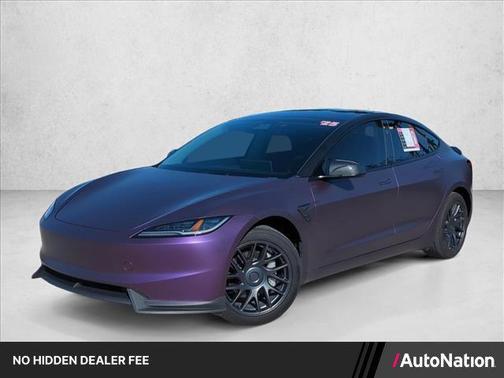 Silver/Gray 2025 Tesla Model 3 Long Range
