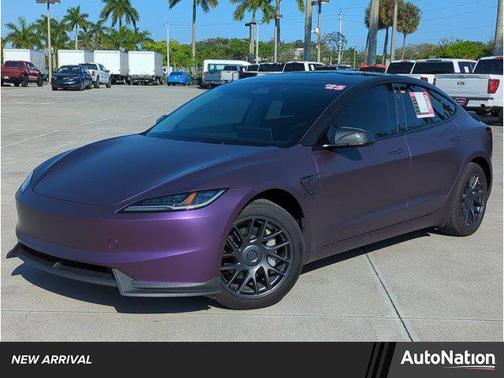 Silver/Gray 2025 Tesla Model 3 Long Range