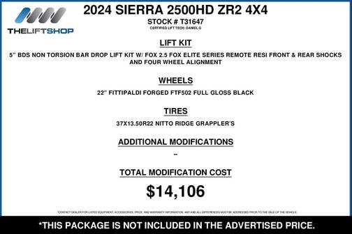 2024 Chevrolet Silverado 2500 4WD Crew Cab Standard Bed ZR2