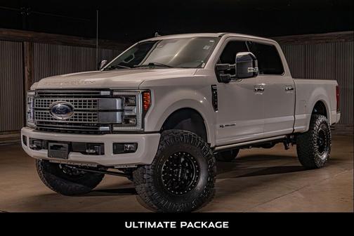 White Platinum Metallic Tri-Coat 2019 Ford F-250 Platinum