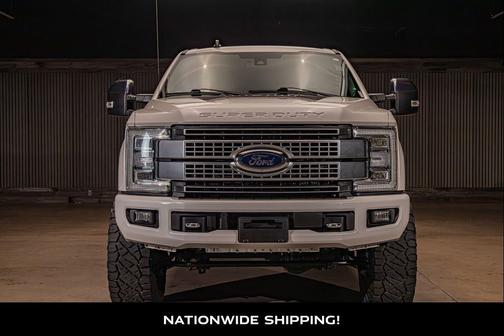 White Platinum Metallic Tri-Coat 2019 Ford F-250 Platinum