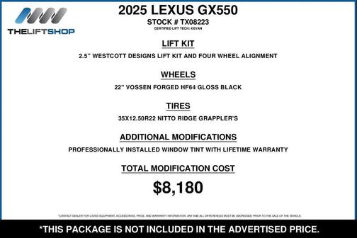 Nebula Gray Pearl 2025 Lexus GX 550 Premium+