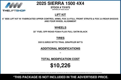 2025 GMC Sierra 1500 Elevation