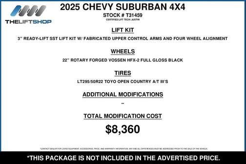 2025 Chevrolet Suburban RST