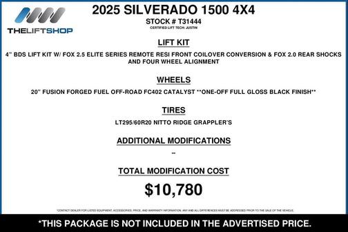 2025 Chevrolet Silverado 1500 LT Trail Boss