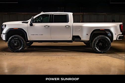 White Frost Tricoat 2024 GMC Sierra 3500 Denali