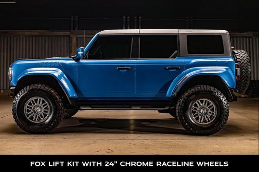 Velocity Blue Metallic 2024 Ford Bronco Raptor