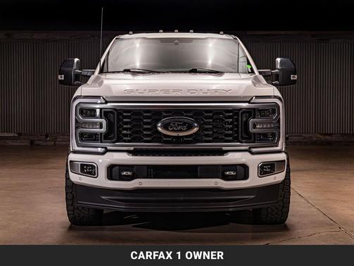 Star White Metallic Tri-Coat 2024 Ford F-350 Platinum