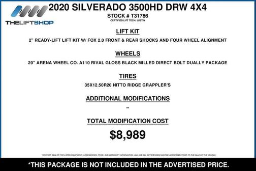 2020 Chevrolet Silverado 3500 LTZ