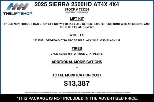 2025 GMC Sierra 2500 AT4X