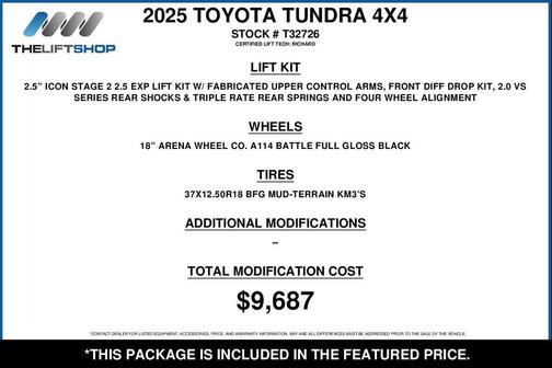 Lunar Rock 2025 Toyota Tundra Platinum