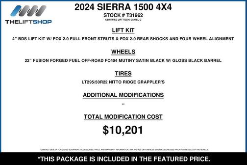 Thunderstorm Gray 2024 GMC Sierra 1500 AT4