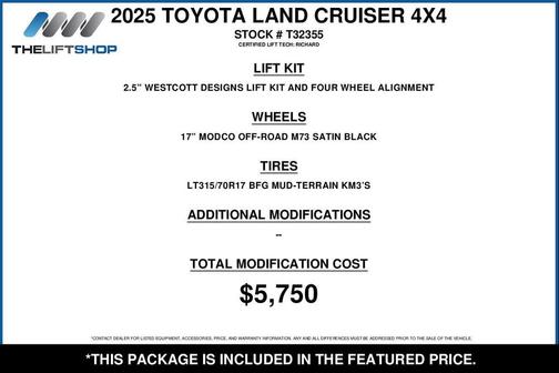 2025 Toyota Land Cruiser Base