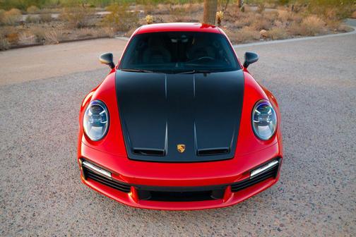 Red 2021 Porsche 911 Turbo S