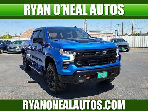 Glacier Blue Metallic 2024 Chevrolet Silverado 1500 LT Trail Boss