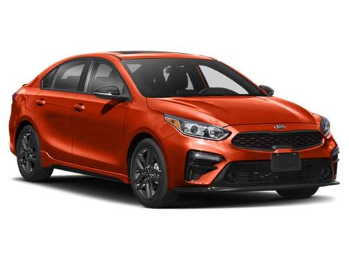 Clear White 2021 Kia Forte GT-Line