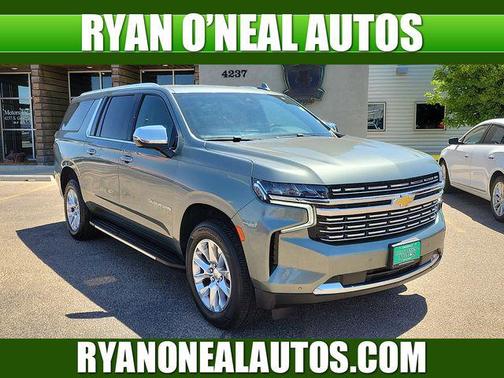 Silver Sage Metallic 2023 Chevrolet Suburban Premier