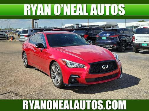 Dynamic Sunstone Red 2023 INFINITI Q50 3.0t SENSORY
