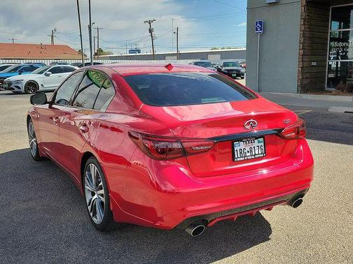 Dynamic Sunstone Red 2023 INFINITI Q50 3.0t SENSORY