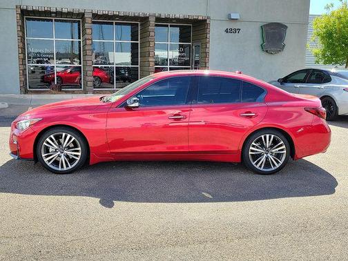 Dynamic Sunstone Red 2023 INFINITI Q50 3.0t SENSORY