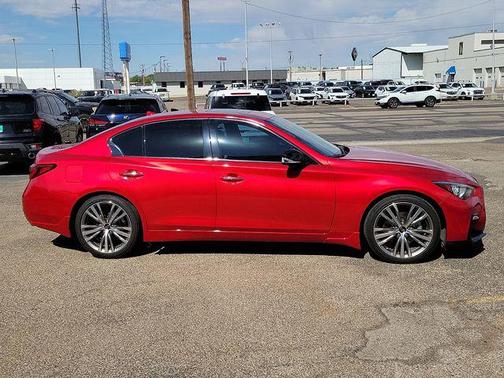 Dynamic Sunstone Red 2023 INFINITI Q50 3.0t SENSORY