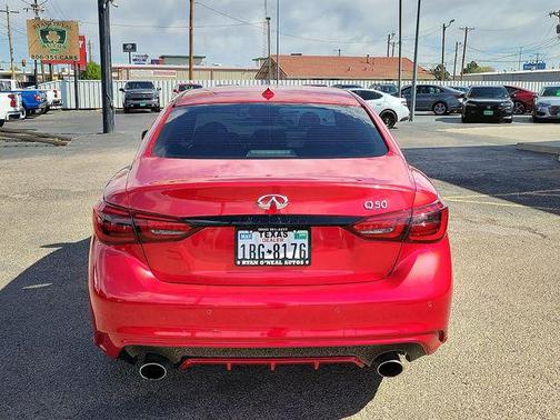 Dynamic Sunstone Red 2023 INFINITI Q50 3.0t SENSORY