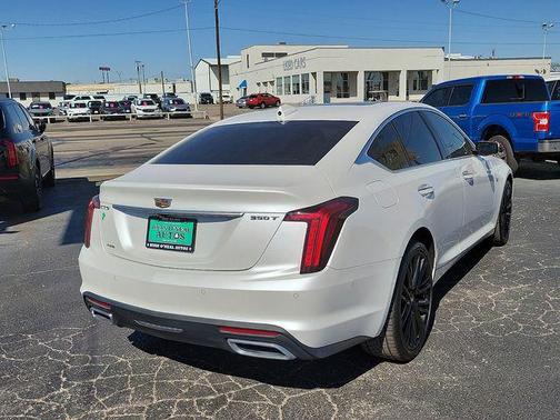Crystal White Tricoat 2022 Cadillac CT5 Premium Luxury