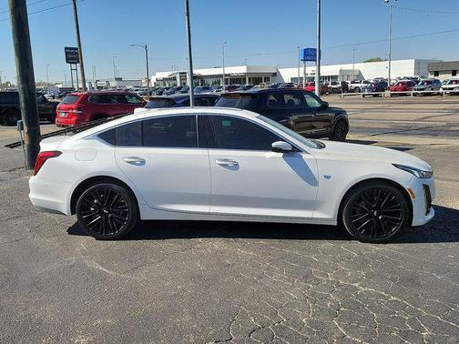 Crystal White Tricoat 2022 Cadillac CT5 Premium Luxury