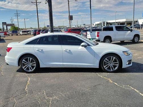 Glacier White 2021 Audi A6 45 Sport Premium