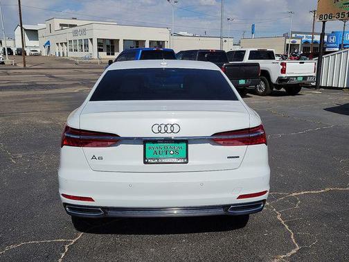 Glacier White 2021 Audi A6 45 Sport Premium