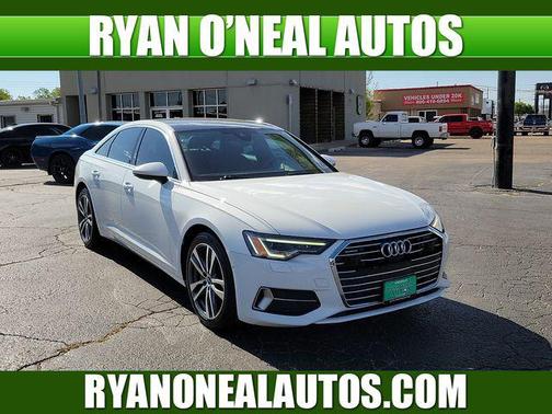 Glacier White 2021 Audi A6 45 Sport Premium