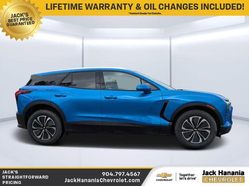 Riptide Blue Metallic 2025 Chevrolet Blazer EV eAWD LT
