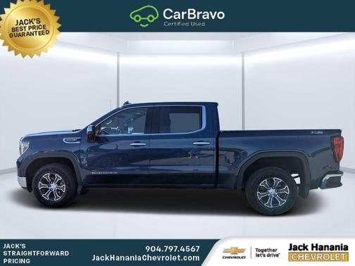 Pacific Blue Metallic 2019 GMC Sierra 1500 SLT