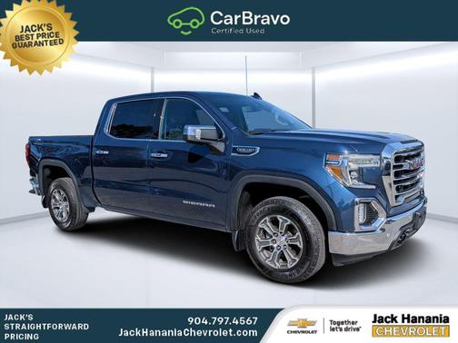 Pacific Blue Metallic 2019 GMC Sierra 1500 SLT