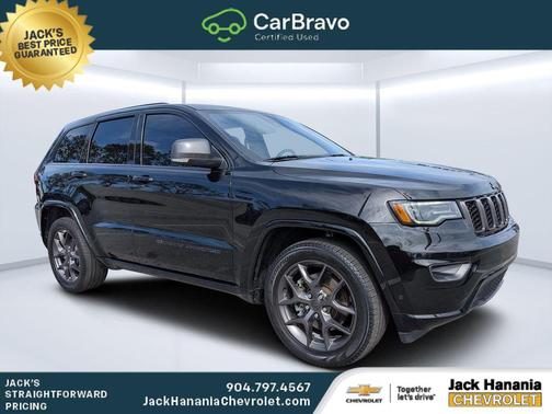 Diamond Black Crystal Pearlcoat 2021 Jeep Grand Cherokee 80th Anniversary 4x2