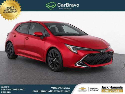 Finish Line Red 2025 Toyota Corolla XSE