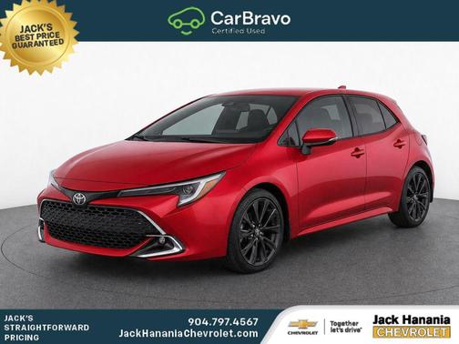Finish Line Red 2025 Toyota Corolla XSE
