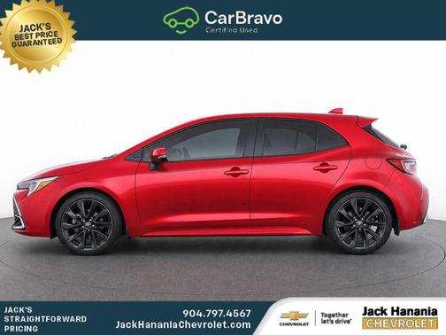 Finish Line Red 2025 Toyota Corolla XSE