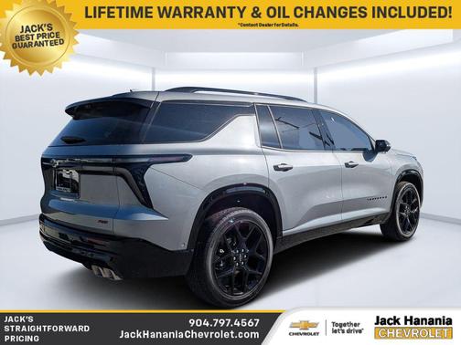 Sterling Gray Metallic 2026 Chevrolet Traverse RS