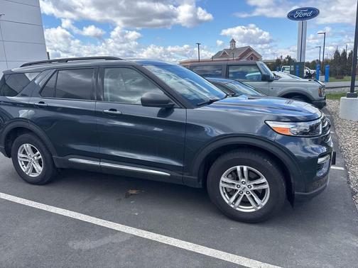 Stone Blue Metallic 2023 Ford Explorer XLT