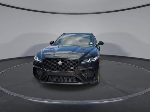 Santorini Black 2023 Jaguar F-PACE SVR P550 AWD Automatic