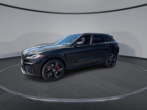 Santorini Black 2023 Jaguar F-PACE SVR P550 AWD Automatic